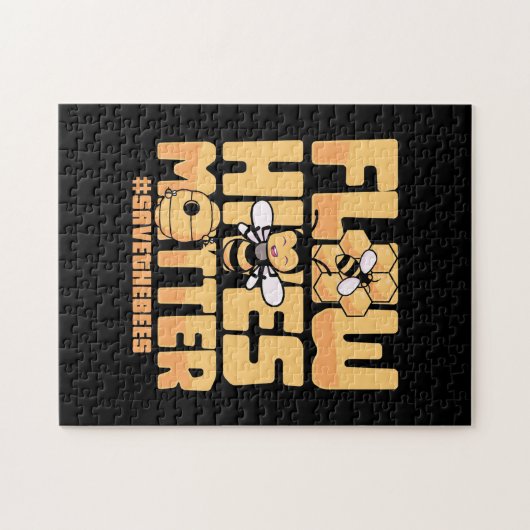 Flow Hives Matter Bees Puzzle (Horizontal)