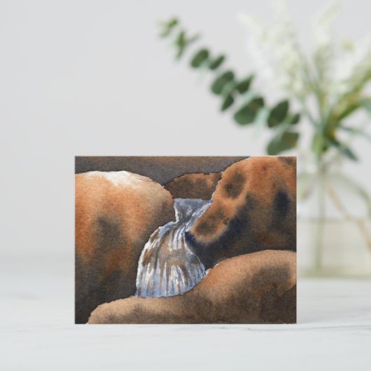 "Flow" - Länderstraßen Postkarte (Stehend Vorderseite)