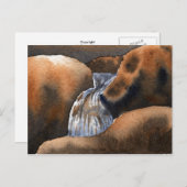 "Flow" - Länderstraßen Postkarte (Vorne/Hinten)