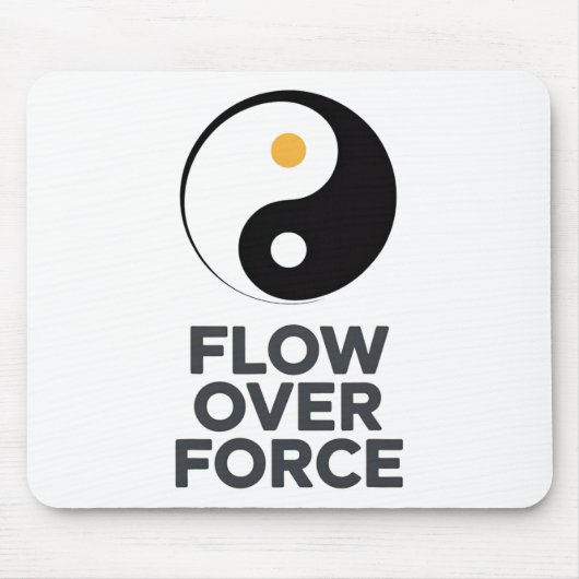 Flow Over Force Yin Yang Yoga Lance Apparel _2 Mousepad (Vorne)