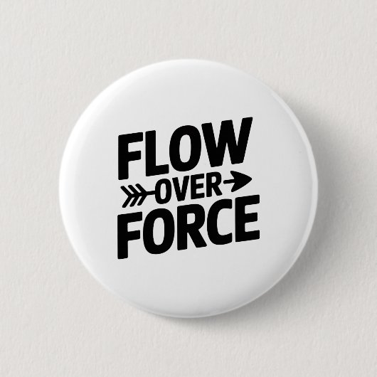 Flow Over Force Yin Yang Yoga Lance Bekleidung _1 Button (Vorderseite)