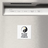 Flow Over Force Yin Yang Yoga Lance Bekleidung _2 Magnet (In Situ (Geschirrspüler))