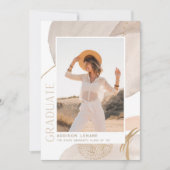 Flow | Photo Graduation Announcement & Invite Ankündigung (Vorderseite)