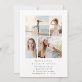 Flow | Photo Graduation Announcement & Invite Ankündigung (Rückseite)