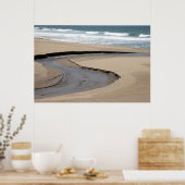 Flow - Scott Creek Beach Poster (Küche)