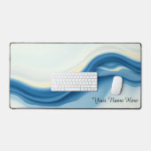 Flow State Zen Kinetic Art Office Schreibtischunterlage (Tastatur & Maus)