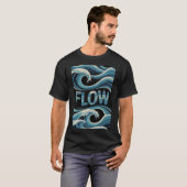 Flow T-Shirt – Motivational Tee for Mindfulness (Vorne ganz)