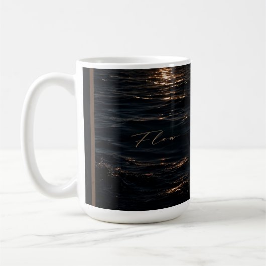 Flow - Tiefe Gewässer Kaffeetasse (Links)