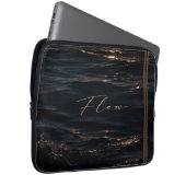 Flow - Tiefe Gewässer Laptopschutzhülle (Vorne Rechts)