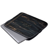 Flow - Tiefe Gewässer Laptopschutzhülle (Vorne Knopf)