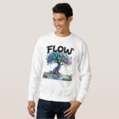 Flow Water Tree of Life Sweatshirt (Vorne ganz)