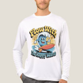 Flow With The Happy Waves Surf Style Men’s Tee (Vorderseite)