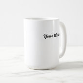 Flow Woman Art - Blue Tile Fusion Kaffeetasse (VorderseiteRechts)