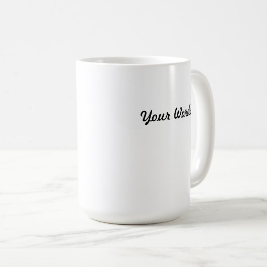 Flow Woman Art - Blue Tile Fusion Kaffeetasse (VorderseiteRechts)