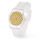 Flowe Checkered Pattern - No. 02 Armbanduhr (Winkel)