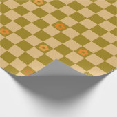 Flowe Checkered Pattern - No. 02 Geschenkpapier (Ecke)