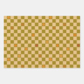 Flowe Checkered Pattern - No. 02 Geschenkpapier Set (Vorderseite 3)