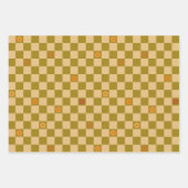 Flowe Checkered Pattern - No. 02 Geschenkpapier Set (Vorderseite 2)