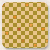 Flowe Checkered Pattern - No. 02 Getränkeuntersetzer (Vorderseite)