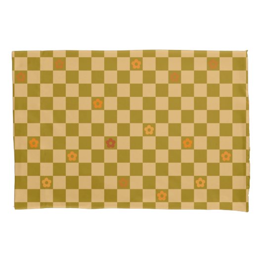 Flowe Checkered Pattern - No. 02 Kissenbezug (Vorderseite-Links)