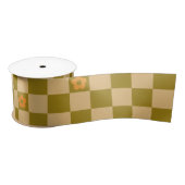 Flowe Checkered Pattern - No. 02 Satinband (Spule)