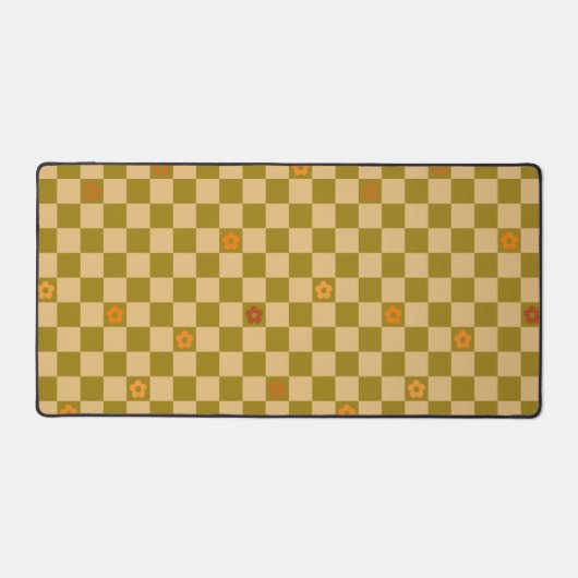 Flowe Checkered Pattern - No. 02 Schreibtischunterlage (Vorderseite)