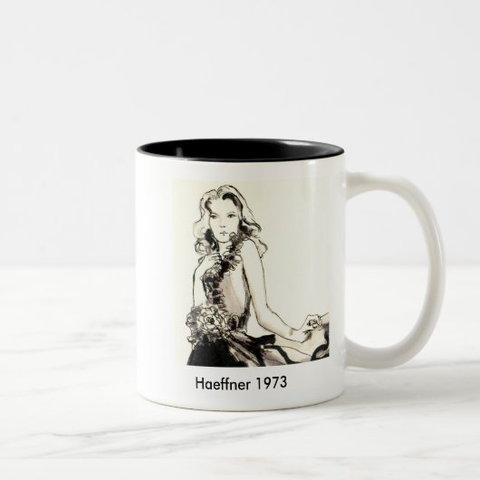 Flower2, Mode, die von den siebziger Jahren Zweifarbige Tasse (Rechts)