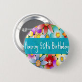 flower50th button (Vorne & Hinten)