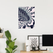 flower abstract poster (Heimbüro)