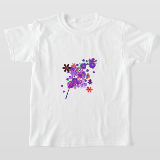 Flower and Leaf Art - Botanical Garden  T-Shirt (Ablage )