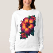 Flower Art Sweatshirt for Women (Vorderseite)