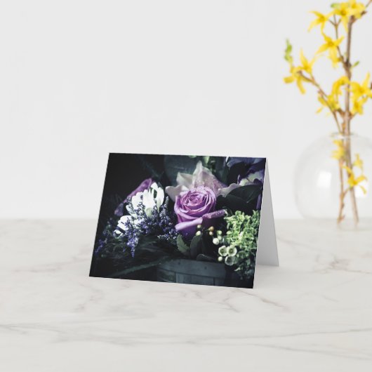Flower Basket Note Card Karte (Gelbe Blume)