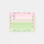 Flower Beauty Peony Sticky Notes Post-it Klebezettel (Vorderseite)