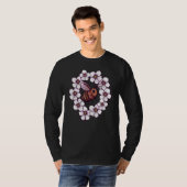 Flower Bee Artwork nature   T-Shirt (Vorne ganz)