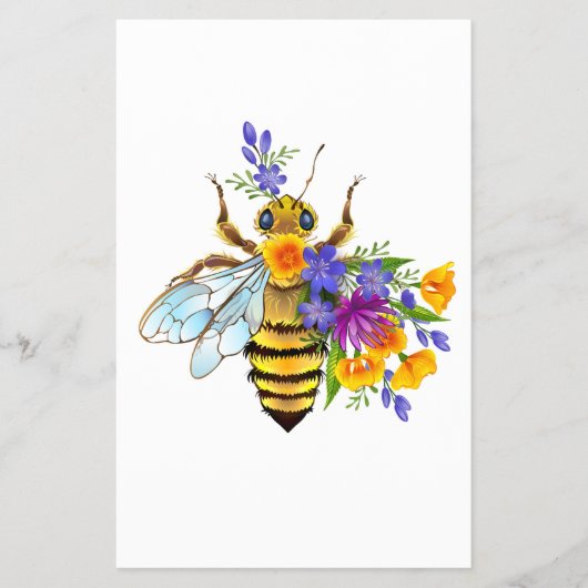 Flower bee with wild plants flyer (Vorne)