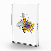 Flower bee with wild plants fotoblock (Rechts)