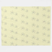flower blanket fleecedecke (Vorderseite (Horizontal))