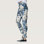 Flower Blue Leggings (Links)