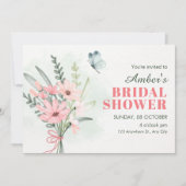 Flower bouquet einladung (Vorderseite)