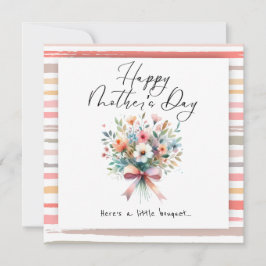 Flower bouquet Happy Mother’s Day Einladung