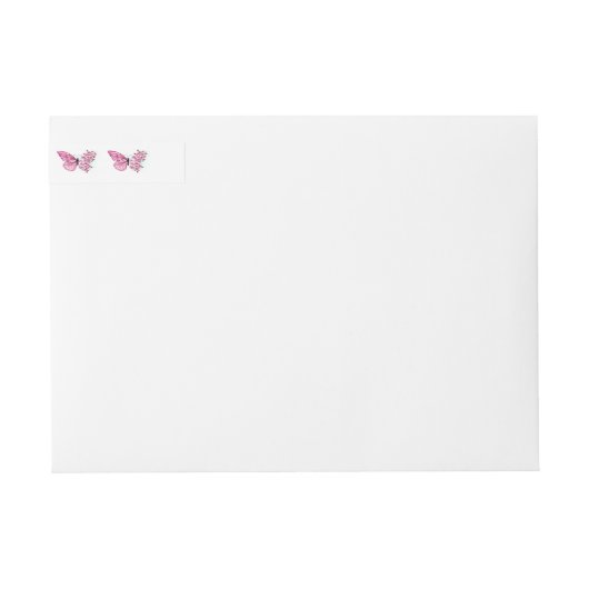 Flower Butterfly with Pink Sakura (Vorderseite)