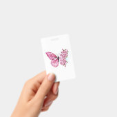 Flower Butterfly with Pink Sakura Ausweis (Handheld)
