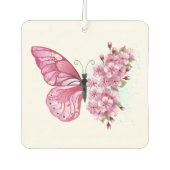 Flower Butterfly with Pink Sakura Autolufterfrischer (Vorderseite)