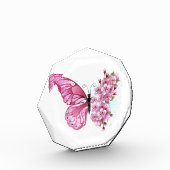 Flower Butterfly with Pink Sakura Fotoblock (Links)
