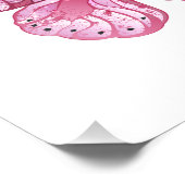 Flower Butterfly with Pink Sakura Fotodruck (Ecke)