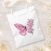 Flower Butterfly with Pink Sakura Geschenktütchen (Ausgeschnitten)