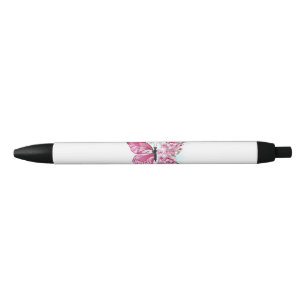 Flower Butterfly with Pink Sakura Kugelschreiber