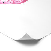 Flower Butterfly with Pink Sakura Poster (Ecke)