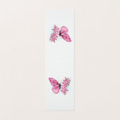 Flower Butterfly with Pink Sakura Visitenkarten (Außenseite Aufgefaltet)