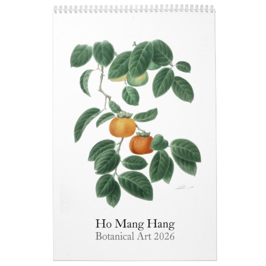 Flower calendar by Ho Mang Hang 2026 Kalender (Titelbild)